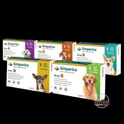 Сімпаріка (Simparica) жувальні таблетки від бліх і кліщів для собак. 103000 фото