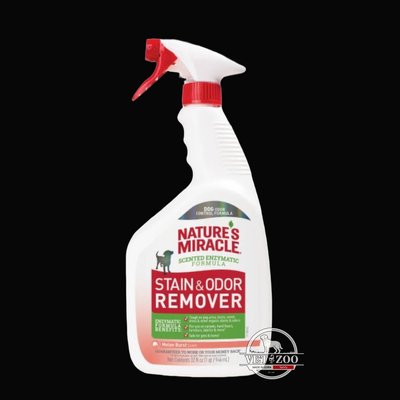 Спрей 8in1 NM Dog Stain&Odor Remover Spray Melon для усунення плям та запахів, з ароматом дині, 946 мл 680197/6966 фото