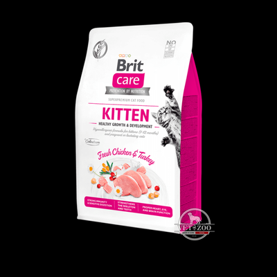 Brit Care Cat Grain Free Kitten Healthy Growth & Development 2кг 171279/0686; 171278 фото
