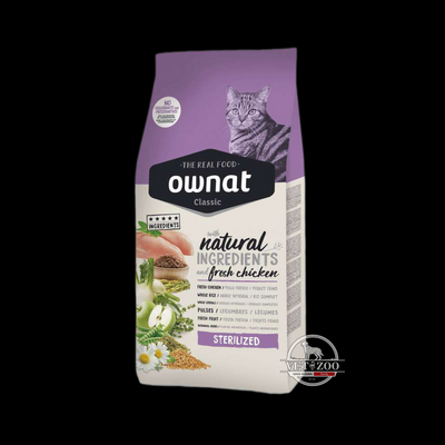 Ownat Classic Sterilized Сухий корм для стерилізованих дорослих котів, з куркою, 1,5 кг 16273 фото
