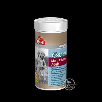 Вітаміни 8in1 Excel Multi Vitamin Adult для дорослих собак, мультивітамін, 70 шт 661821 фото