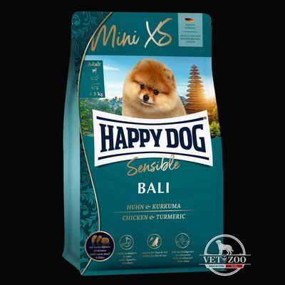 Happy Dog Mini XS Bali - сухий корм Хепі Дог Балі для маленьких порід собак 1.3кг 60944; 60945 фото