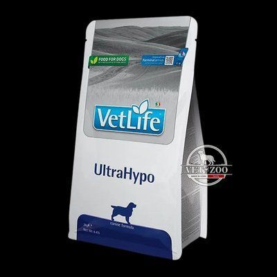 Farmina Vet Life Ultrahypo - дієтичний корм для собак, які мають харчову алергію або харчову непереносимість - 2 кг 179447 фото