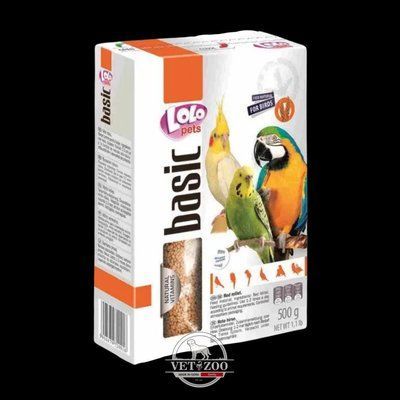 LoLo Pets basic for BIRDS Червоне просо для птахів 500г LO-72001 фото