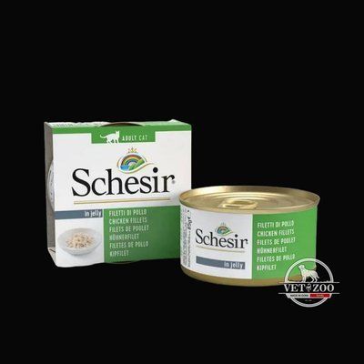 Schesir. Консервований корм для котів з куркою. 85г 171023 фото