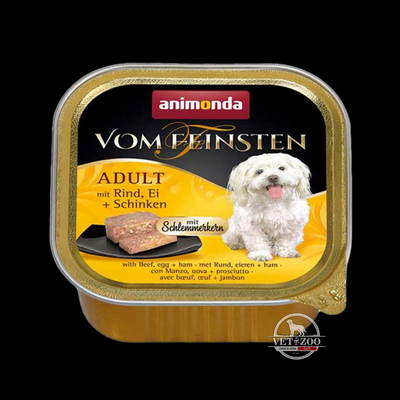 Animonda Vom Feinsten для собак, з яловичиною, яйцем та шинкою 82667 фото