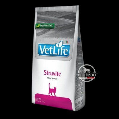 Farmina VetLife Struvite дієтичний корм для котів розчинення струвітних уролітів - 2 кг 160391; 160392 фото