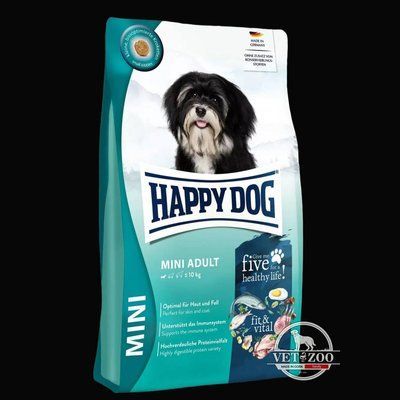 Happy Dog fit & vital Adult для дорослих собак дрібних порід вагою до 10кг 800г 61200 фото