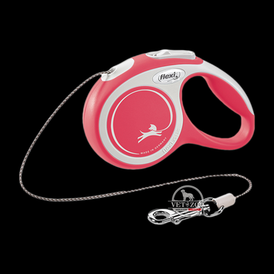 Рулетка NEW COMFORT XS 3м/8кг (трос) червона 101553 фото