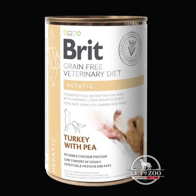 Brit GF VetDiet Hepatic для собак 400г 100275/6030 фото