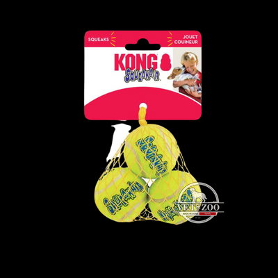 Іграшка KONG SqueakAir Ball м&rsquo;яч-пискавка для собак малих порід, S &ndash; 3 шт 75180; 75159; 75203; 75555 фото