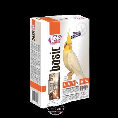 LoLo Pets basic for COCKATIEL Повнораціонний корм для німф 500г LO-72200 фото