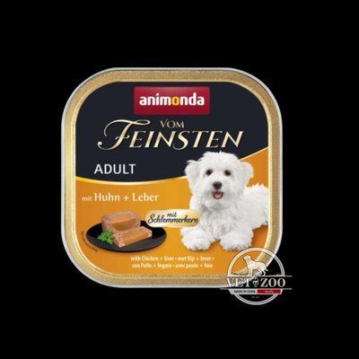 Animonda Vom Feinsten gourme Adult with Chicken + liver з куркою і лівером, 150 г 82330 фото