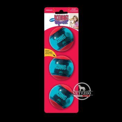 Іграшка KONG Squeezz Action Ball м&rsquo;яч-пискавка для собак середніх порід, М 464053; 464022 фото