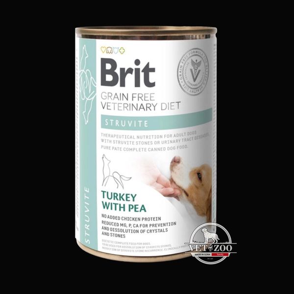 Brit GF VetDiet Struvite для собак 400г 100279/6078 фото