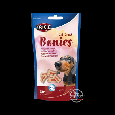 Ласощі для собак Trixie &laquo;Bonies&raquo; 75 г (ягня та яловичина) 75г 31491 фото