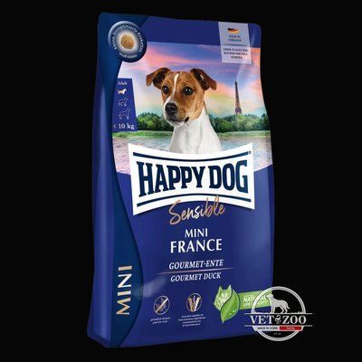 Happy Dog Sensible Mini France з качкою 800г 61243 фото