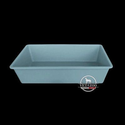 Stefanplast Tray 1 туалет-лоток для котів - 40х30х10 см, металево-синій 96661 фото