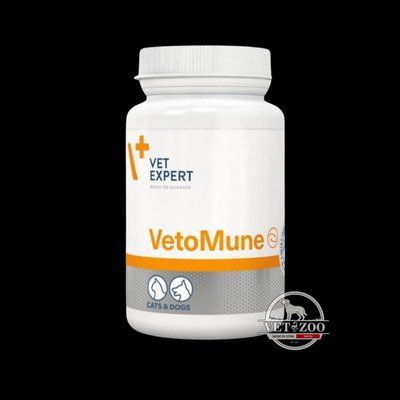 Vet Expert VetoMune засіб для підтримання імунітету у котів і собак, 60 капс. 58600 фото