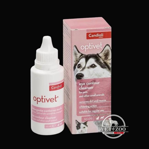 Optivet (Оптівет) - Лосьйон для догляду за очима котів і собак 50мл PSE5199 фото