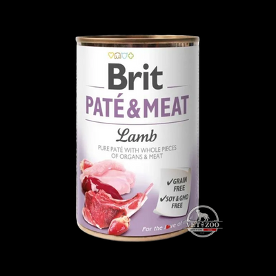 Brit Pat&eacute; & Meat Dog. Ягня консерва для собак. 400г 100861/100077/0441 фото