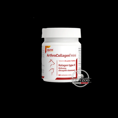 Dolfos (Дольфос) ArthroCollagen mini добавка для зміцнення суглобового хряща собак і котів, 60 табл. 659-60 фото