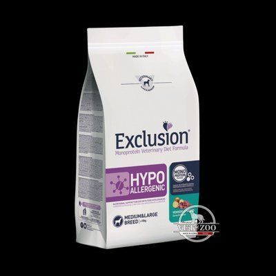 Exclusion Hypoallergenic Medium&Large Breed з олениною для середніх та великих порід собак з харчовою алергією 2 кг 06009 фото