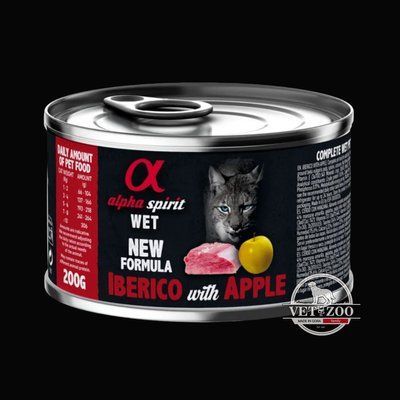 ALPHA SPIRIT Iberian Pork With Yellow Apple   Консерва з іберійською свининою та яблуками 200г as311254 фото