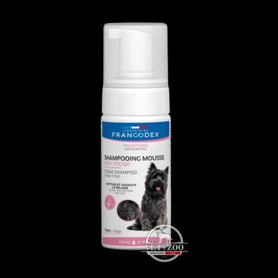 LABORATOIRE FRANCODEX RINSE FREE FOAM SHAMPOO DOG Шампунь без змивання для собак 150 мл 172465 фото