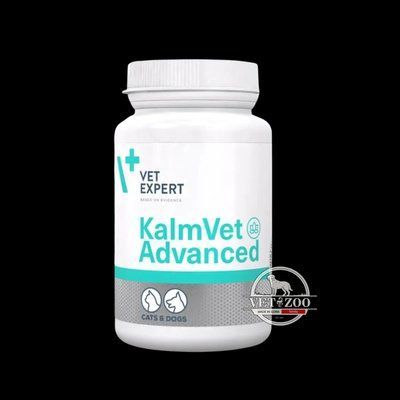 Vet Expert KalmVet Advanced КалмВет Едвансд (60 капс.Twist off)- Нутрицевтична добавка, що зменшує симпотоми стресу у котів і собак 212022 фото