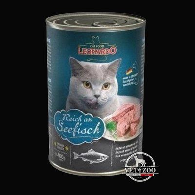 Leonardo  Meat menu with fish консерви для кішок М'ЯСО та РИБА 400г 75620630 фото