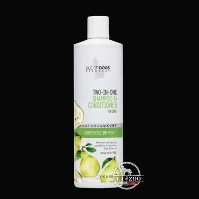 Шампунь + кондиціонер Isle of Dogs "Два в одному" TWO-IN-ONE SHAMPOO & CONDITIONER NEW 100мл 834-100; 834-16 фото