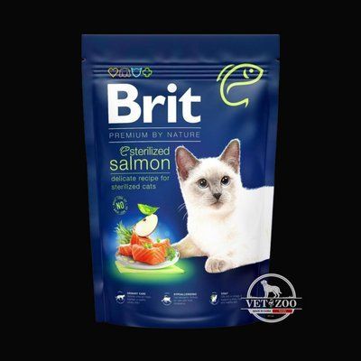 Brit Premium by Nature Cat Sterilized Salmon 1.5кг 171864; 171872 фото