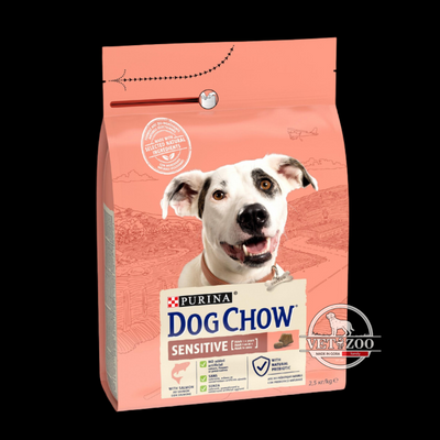 Dog Chow Adult Sensitive - Сухий корм з лососем і рисом для собак 2.5кг 104970 фото