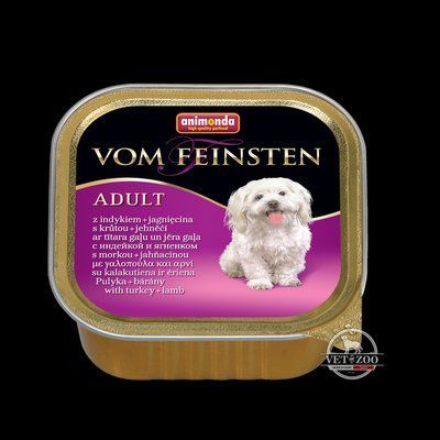 Animonda Vom Feinsten Classic для собак, з індичкою та ягням. 150г 82611 фото
