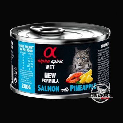 ALPHA SPIRIT Salmon with Pineapple  Консерва з лососем та ананасами 200г as969176 фото