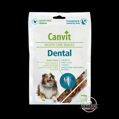 Canvit DENTAL - Дентал - ласощі для здоров'я зубів собак 200г can508808 фото