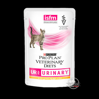 Purina Veterinary Diets UR St/Ox - Urinary Feline Шматочки в підливі з лососем 12308816 фото