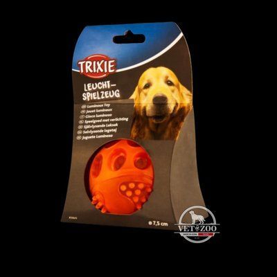 Іграшка Trixie М'яч мигаючий для собак, d:7,5 см 33643 фото