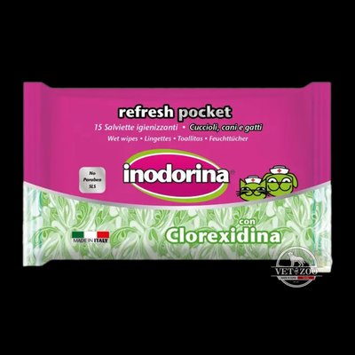 Inodorina Salv Refresh Clorexidina - Серветки з хлоргексидином 2300030004; 2300090001 фото