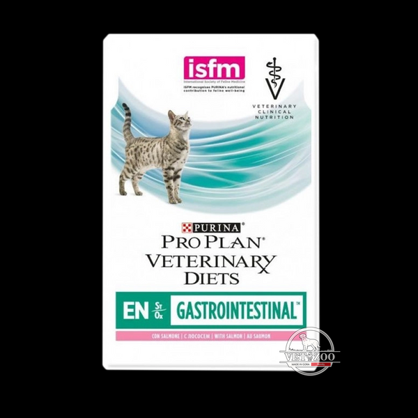 Purina Veterinary Diets EN - Gastrointestinal Feline Шматочки в підливі лосось 12331739 фото