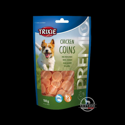 Ласощі для собак Trixie PREMIO Chicken Coins 100 г (курка) 31531 фото