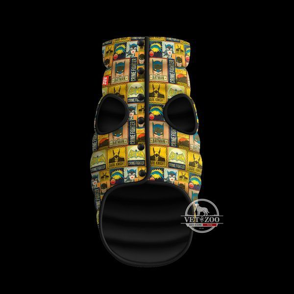 Курточка для собак WAUDOG Clothes, малюнок "Бетмен вінтажний", M50 0950-4004 фото