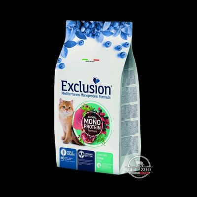 Exclusion CAT STERILIZED TUNA 1.5кг 05202; 05201; 05803 фото