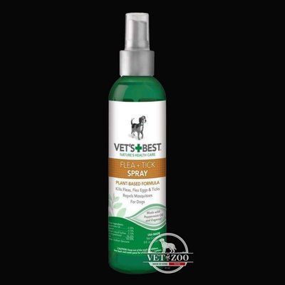 Vet&rsquo;s Best Flea & Tick Spray Спрей від бліх, кліщів і москітів для собак 236мл vb10346 фото