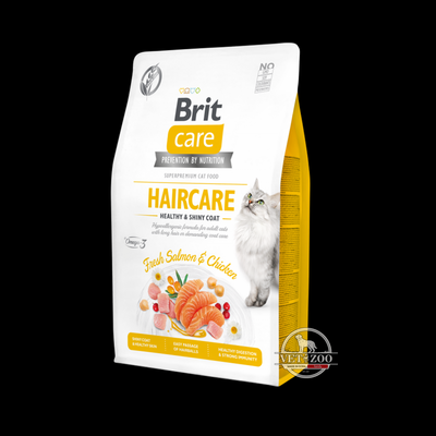 Brit Care Cat Grain Free Haircare Healthy & Shiny Coat 400г 171305/0877; 171306/0884; 171307/0891 фото