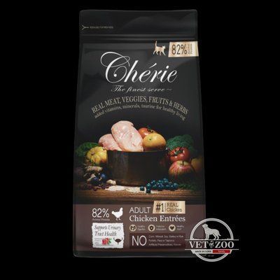 Cherie Шері сухий корм для дорослих котів з куркою підтримує здоров'я сечовивідних шляхів, 2кг 602221; 602191 фото