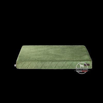 Harley and Cho Oliver Velur Green Ортопедичний матрац для собак XL 120х80см 3103171 фото