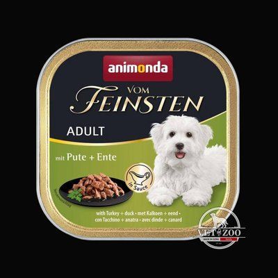Animonda Vom Feinsten для дорослих собак, з індичкою та качкою, 150 г 82310 фото