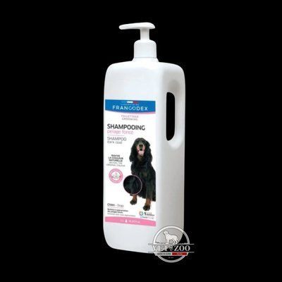 LABORATOIRE FRANCODEX DARK COAT SHAMPOO DOG Шампунь для собак із чорною шерстю, 1л 172443 фото